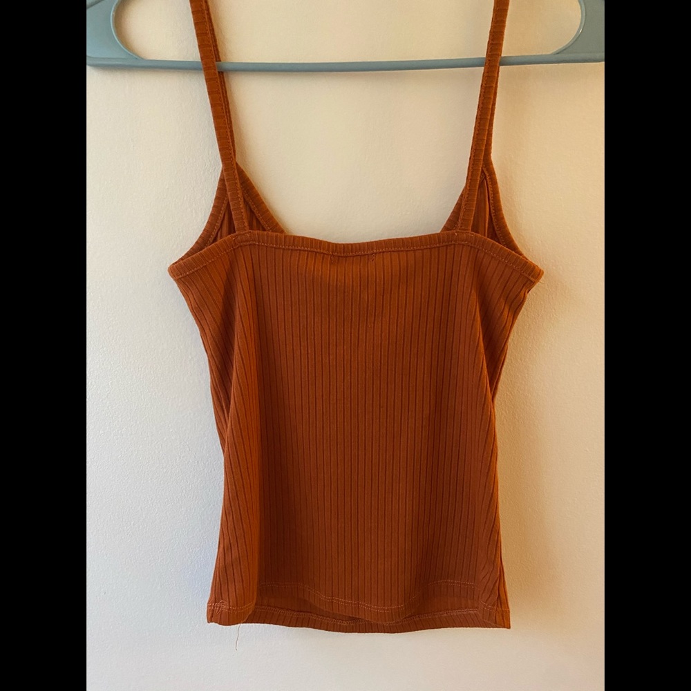 Orange Rue21 Button Tank - Picture 5 of 5
